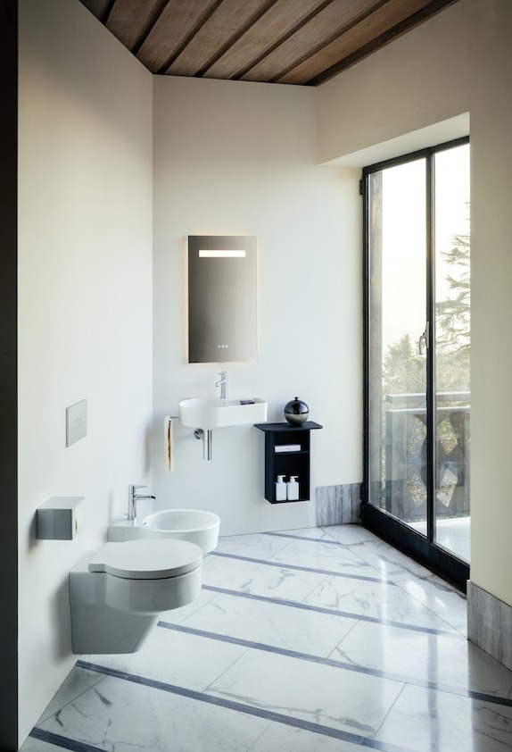 Wall-hung WC 'rimless', washdown, without flushing rim | Wall-hung 